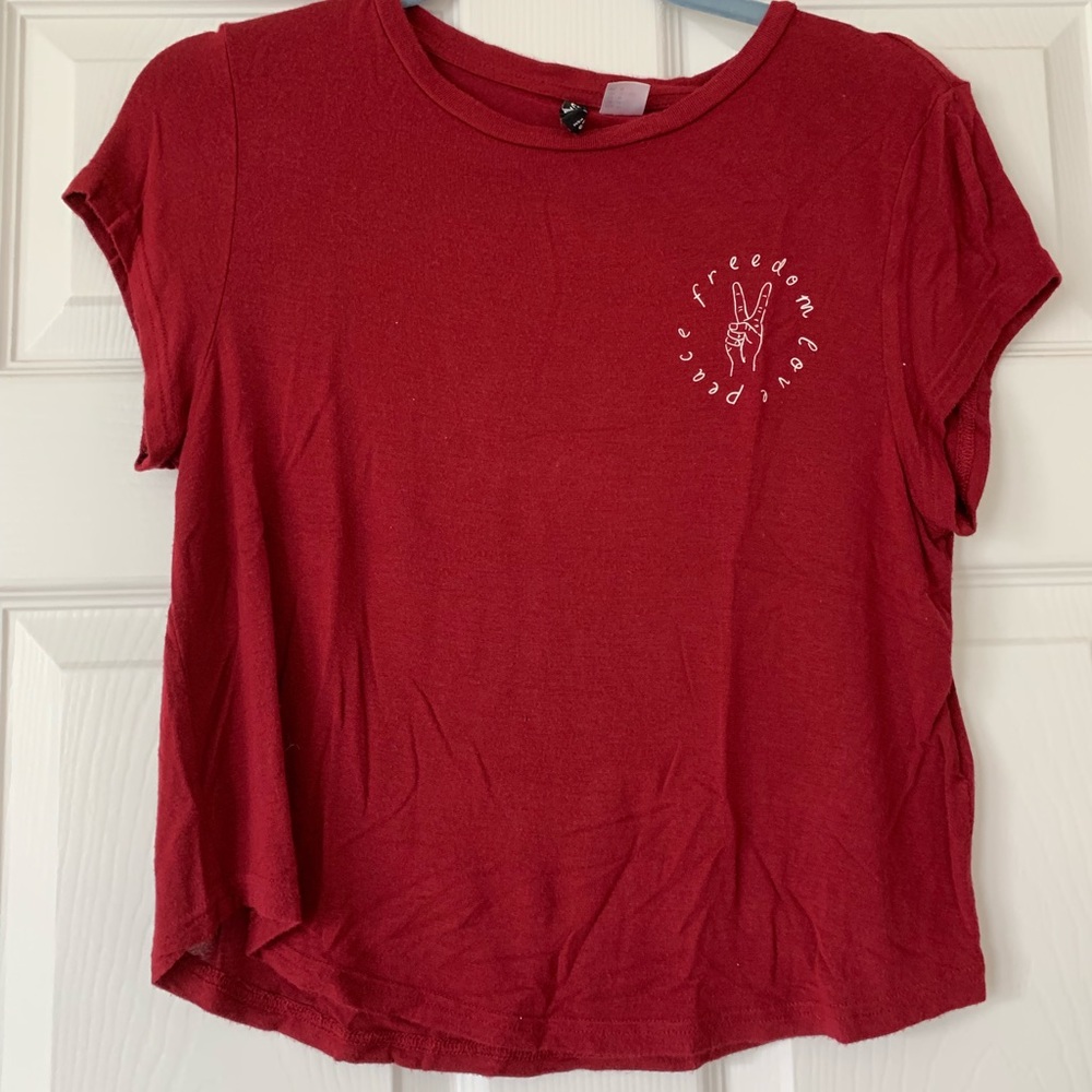 H&M very soft red t-shirt